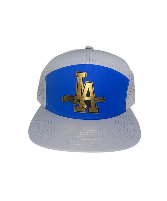 LA Blue & Grey Snap Back