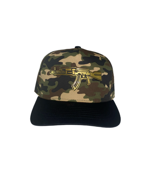 Ak47 Green Camo Snap Back