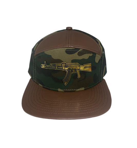 Ak47 Brown & Green Snap Back